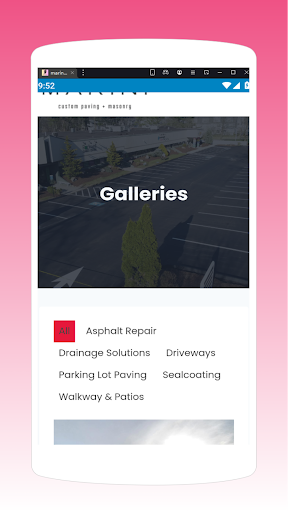 Android application Marini masonryasf screenshort
