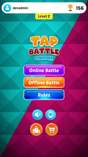 Android application Tap Battle Online Multiplayer screenshort
