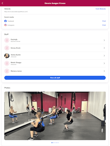 Elevate Bungee Fitness