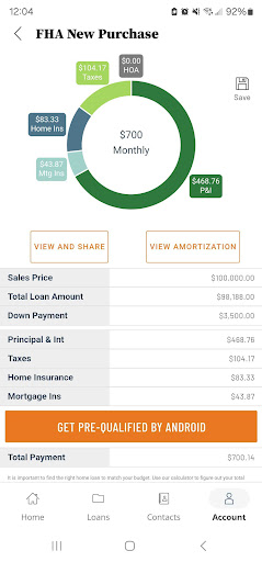 Screenshot of Southern Bancorp Mortgage