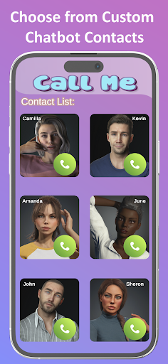 Android application Call Me - AI Friend screenshort