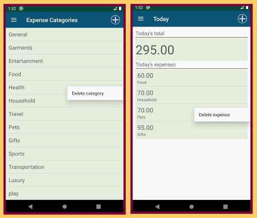 Expense Manager Screen 3