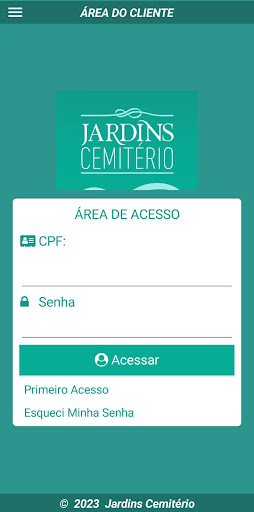 Android application Jardins Cemitério screenshort