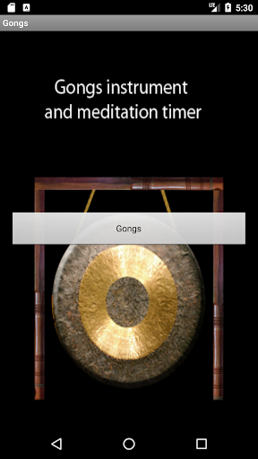Gongs instrument Screen 2