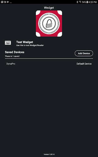 Android application Wedget screenshort