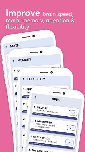 Speed Brain Pro - Brain Games Screen 2