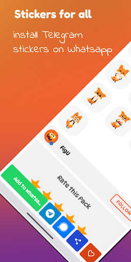 FigU - WASticker stickers HD Screen 2