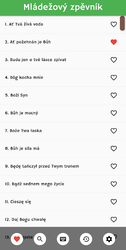 Android application Mládež Bystřice screenshort