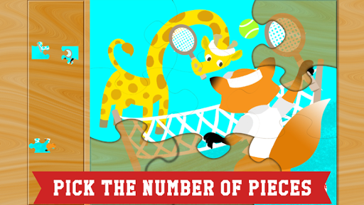 Sports Puzzles for Kids - Gold Screen 2