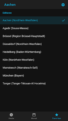 Prayer Times - Gebetszeiten Screen 3