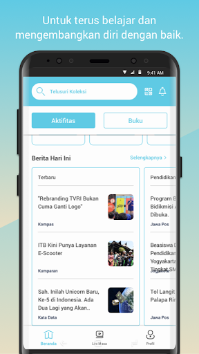 Antasari e-Library Screen 2