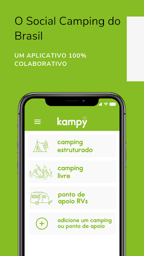 Android application Kampy screenshort