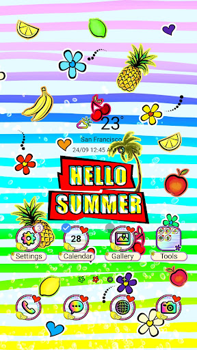 Android application Hello Summer - Wallpaper screenshort