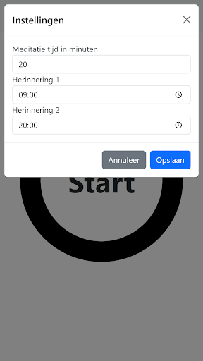 OV Meditatie Timer Screen 3