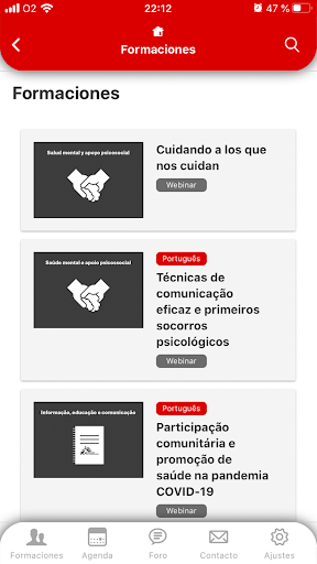 MSF COVID-19: Fórmate e infórm Screen 3