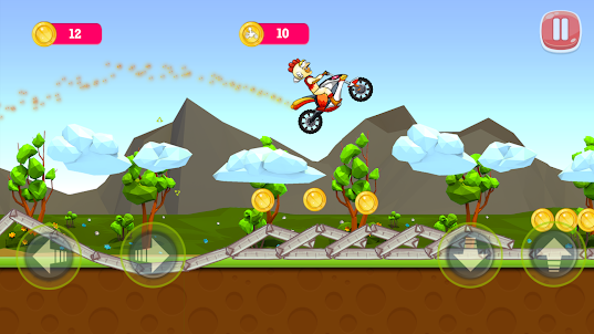 Chick Climber: Motorbike Game