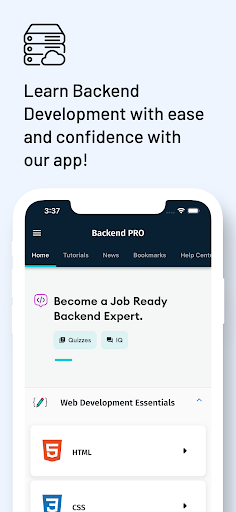 Screenshot of Learn Backend Coding [PRO]