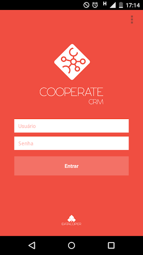 Android application CooperateCRM screenshort