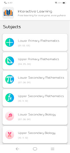 Interactive Learning Screen 2