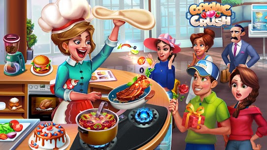 Cooking Crush: cooking games Mod APK 1.8.0 (Unlimited Unlock) 1