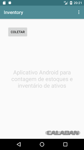 Visualização do aplicativo