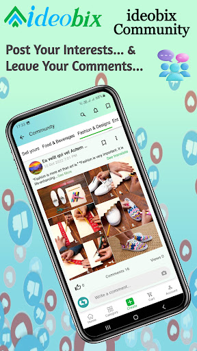 ideobix Shopping & Hiring App Screen 2
