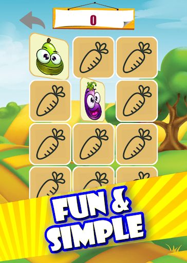 Memory game - Vegetables