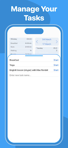 Time Tracker Calendar : Timy Screenshot 4 - AppWisp.com