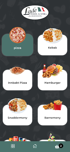 Android application Blå kiosken screenshort