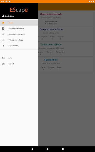 Escape - Controllo Appalti Screenshot