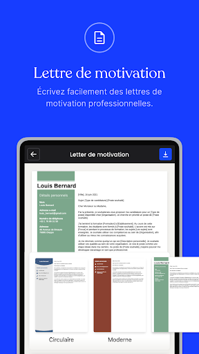 CV.fr : CV designer en ligne Screenshot 3 - AppWisp.com