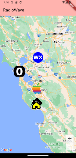 RadioWave APRS Screen 2