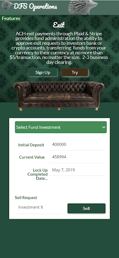 Android application DFS Ops screenshort