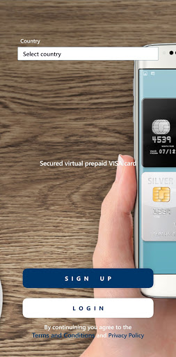 Android application BVirtual Card screenshort