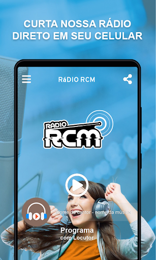 Android application Rádio RCM screenshort