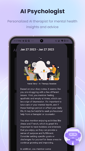 Natai Diary Screen 2