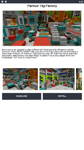 MineCraft Parkour 3D Maps