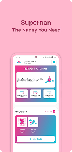 Android application Supernan: The Nanny You Need screenshort