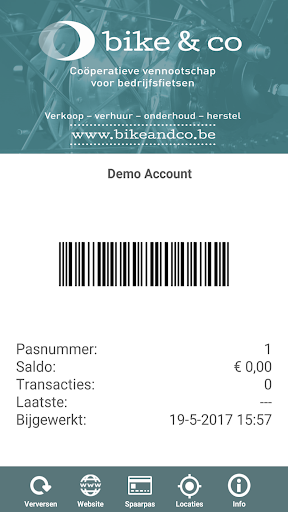 Android application Bike & Co screenshort