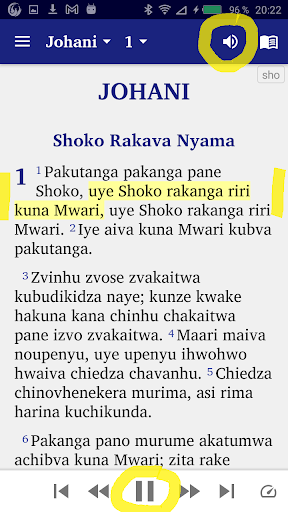 Android application Shona English Swahili screenshort