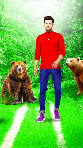 Wild animal photo editor&Frame Screen 3