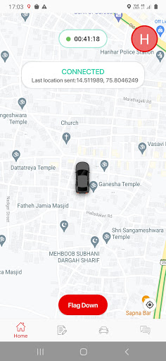 Cab9 Driver Dev Screen 3