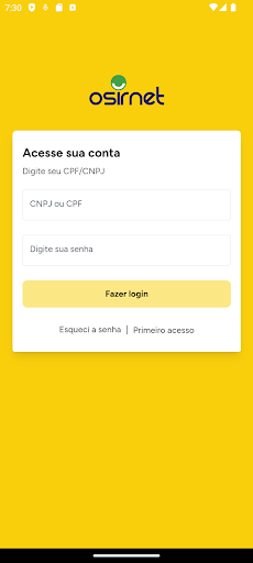 Android application Osirnet screenshort
