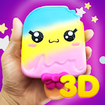 3D Squishy toys kawaii soft stress release games 2 Apk