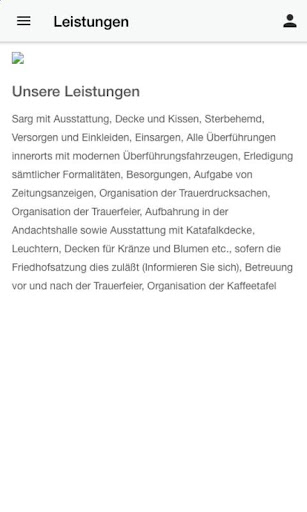 NOVIS Bestattungen Screen 3