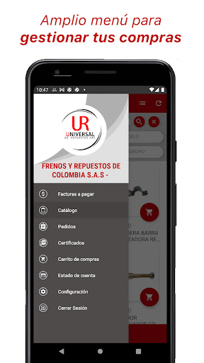 Universal de Repuesto Screen 2