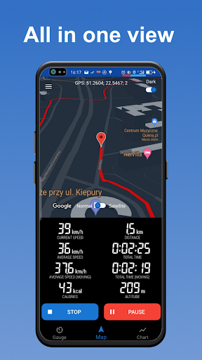 Android application CoBike Bicycle Computer screenshort