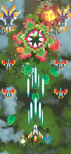 Sky Wings: Pixel Fighter 3D banner