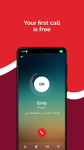Slickcall: Global Call & TopUp Screen 3