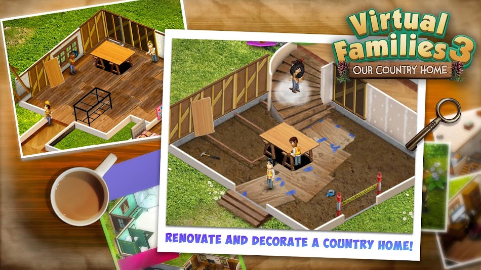 #2. Virtual Families 3 (Android) Ved: Last Day of Work, LLC